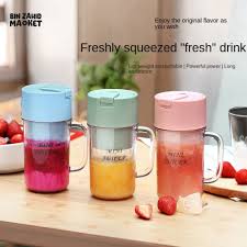 Crusher Juicer 2-in-1 Mini Portable Blender | USB Rechargeable | 6-Blade High-Speed juicer